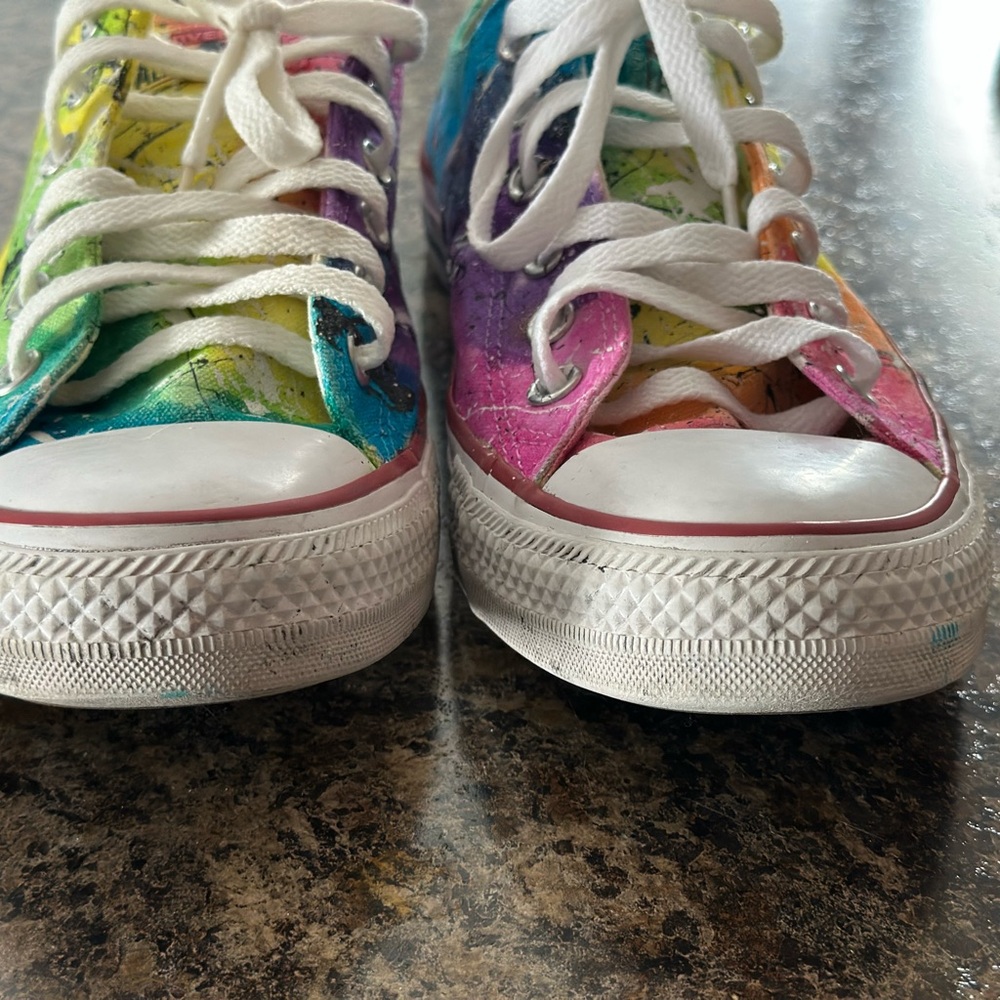 Paint Splatter & Tie Dye Converse Chuck Taylor low cut - Picture 3 of 4